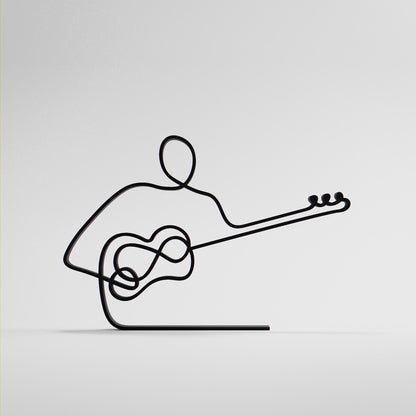 Anatolian Gift BoxTar Player - Customized Line Art Figure