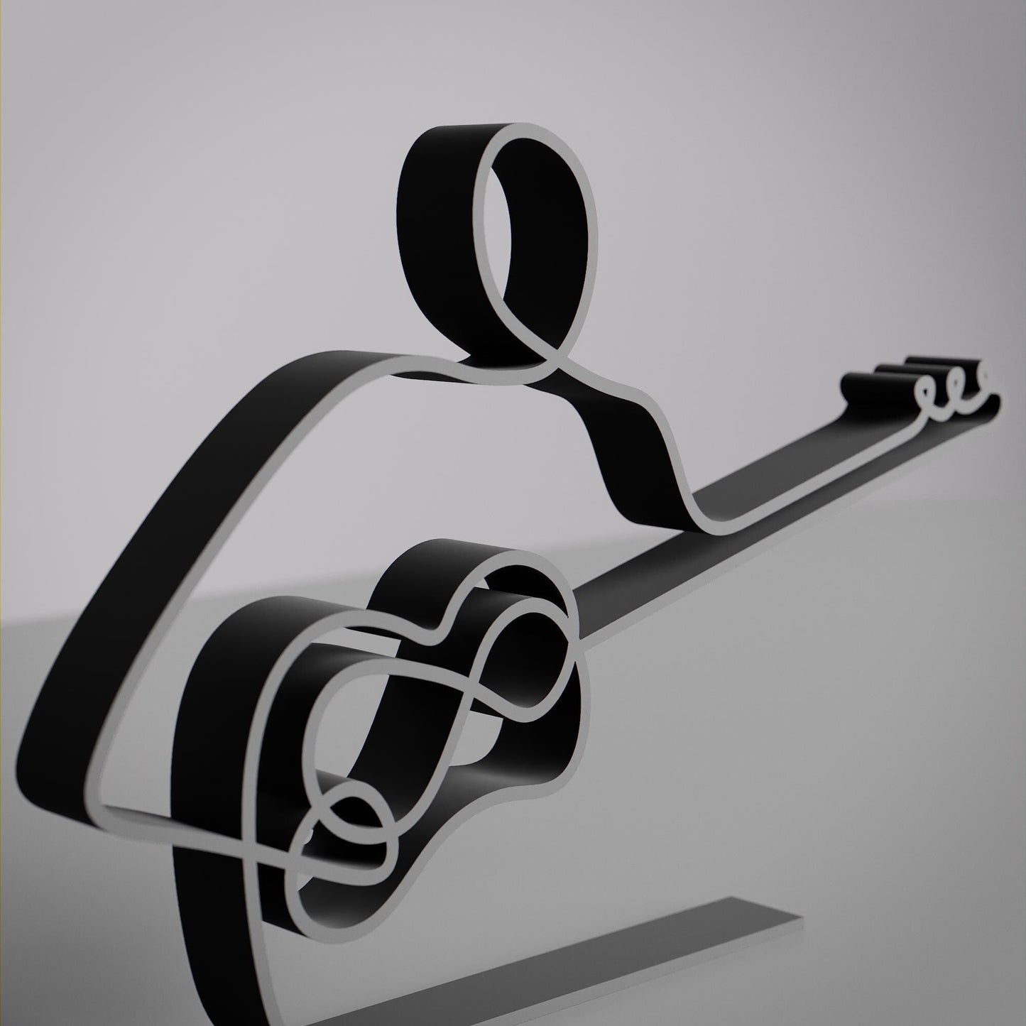 Anatolian Gift BoxTar Player - Customized Line Art Figure