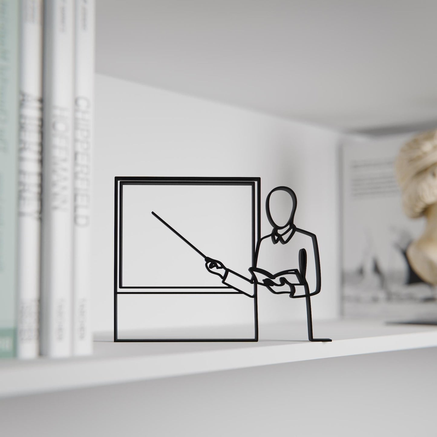 Anatolian Gift BoxTeacher - Customized Line Art Figure