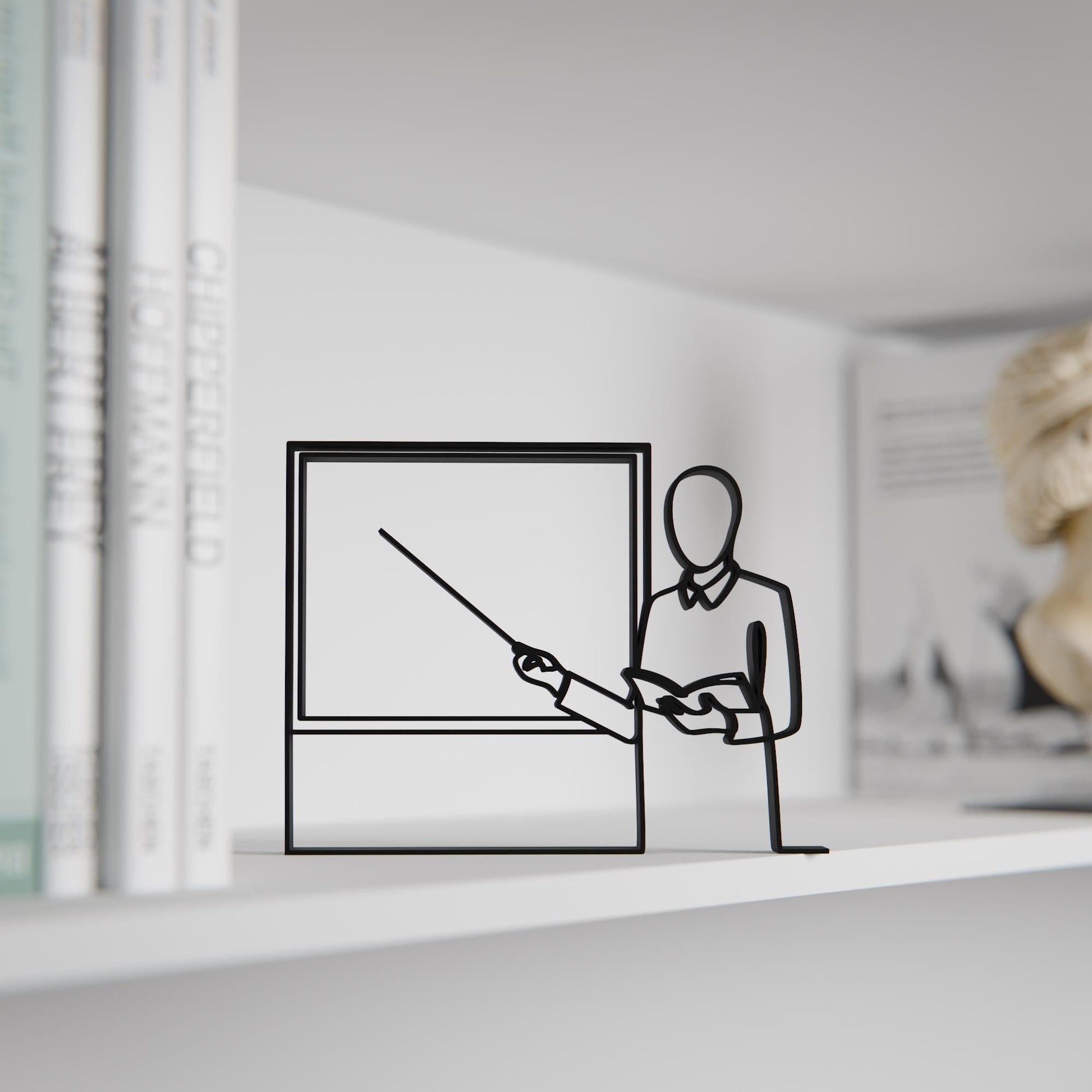 Anatolian Gift BoxTeacher - Customized Line Art Figure