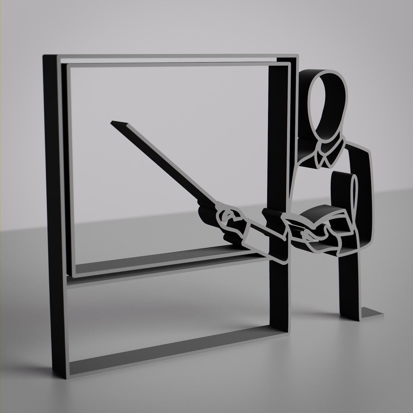 Anatolian Gift BoxTeacher - Customized Line Art Figure