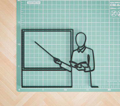 Anatolian Gift BoxTeacher - Customized Line Art Figure