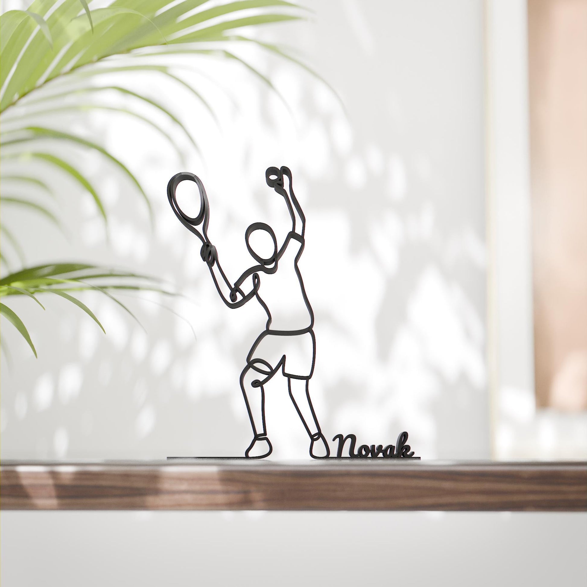 Anatolian Gift BoxTennis Player - Customized Line Art Figure