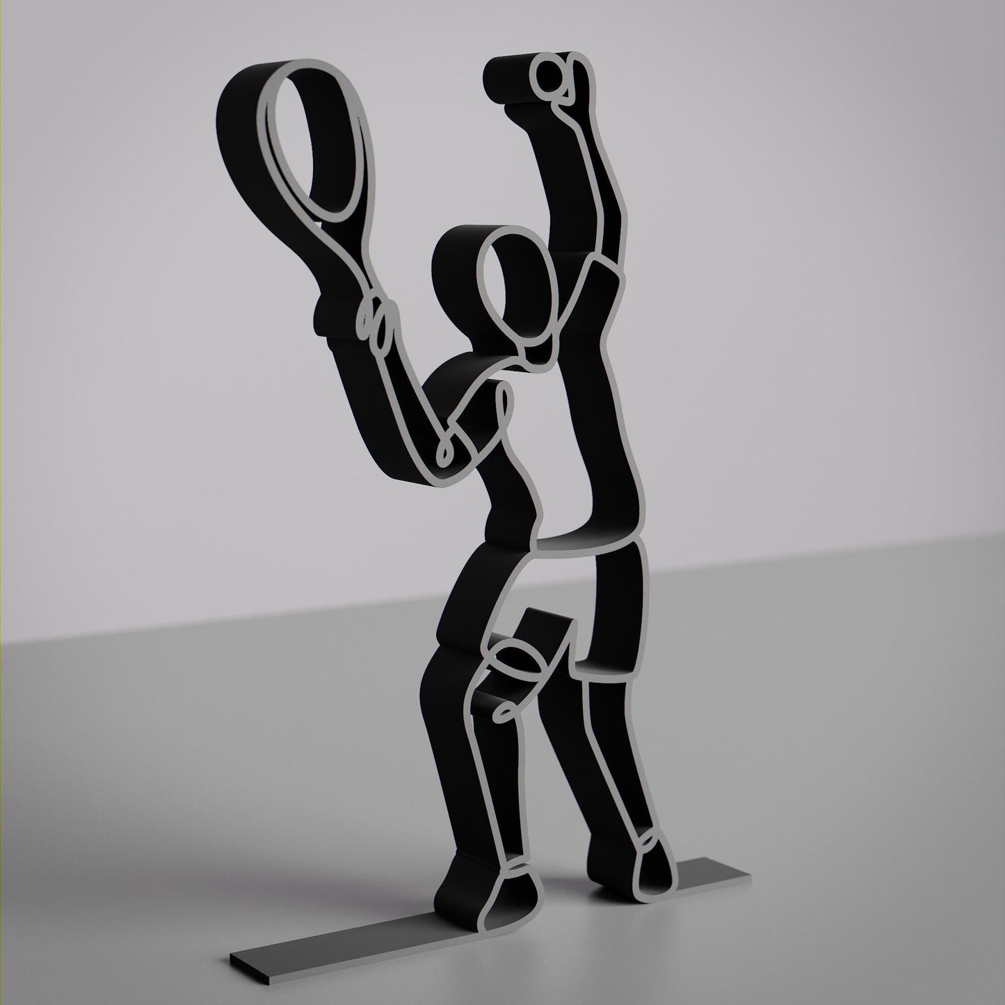 Anatolian Gift BoxTennis Player - Customized Line Art Figure