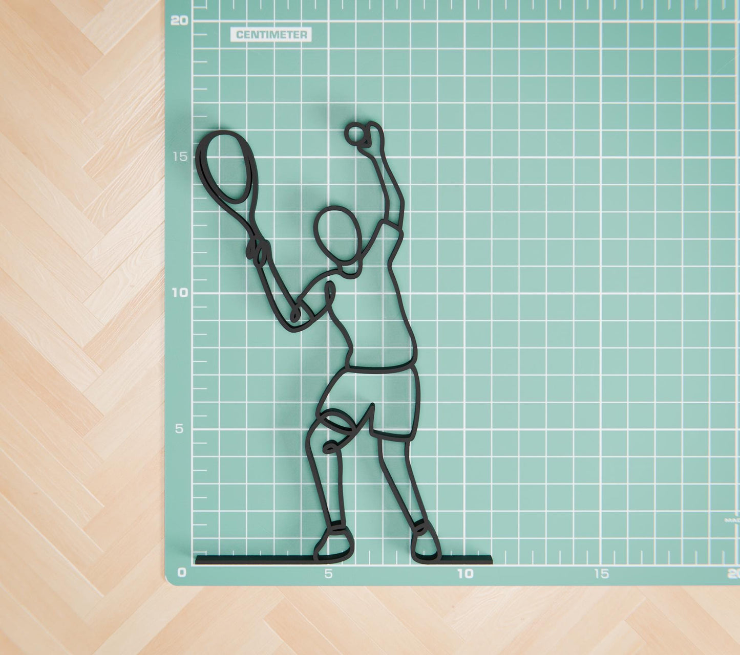 Anatolian Gift BoxTennis Player - Customized Line Art Figure