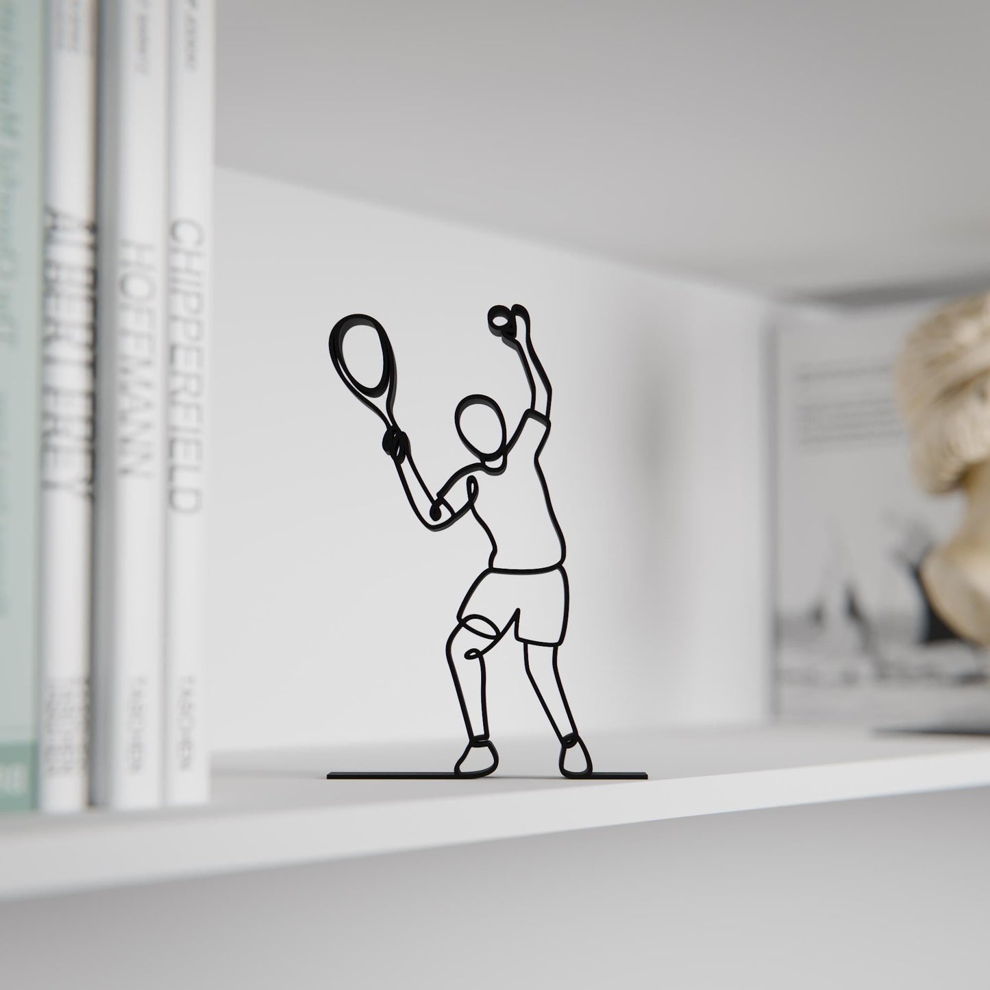 Anatolian Gift BoxTennis Player - Customized Line Art Figure