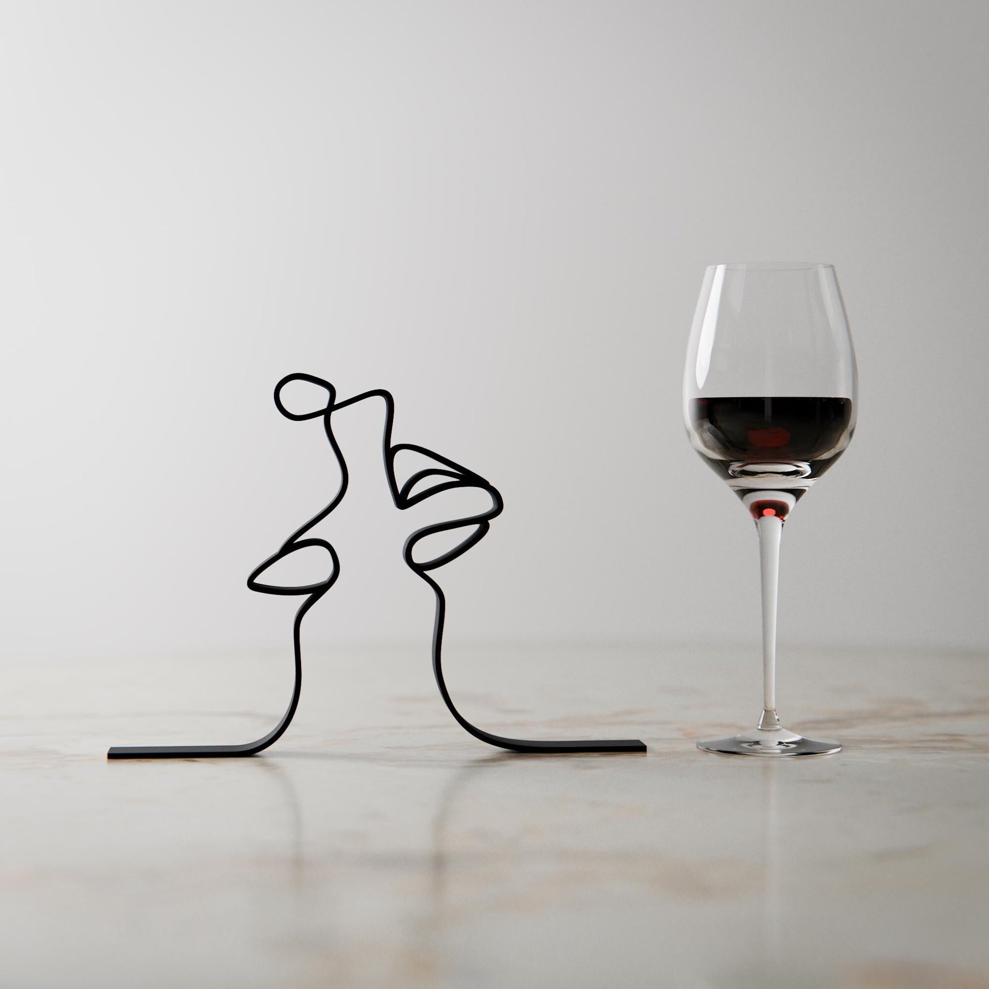 Anatolian Gift BoxThe Kiss - Customized Line Art Figure