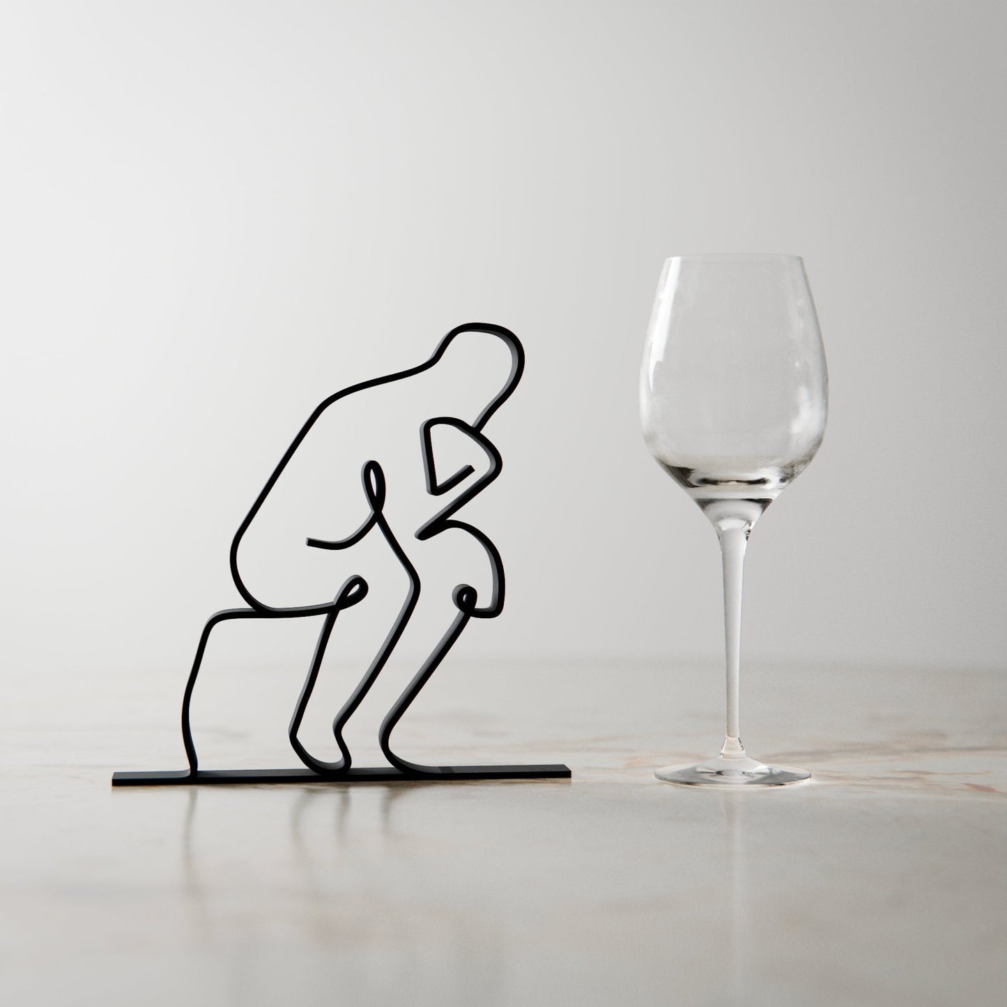 Anatolian Gift BoxThe Thinker - Customized Line Art Figure