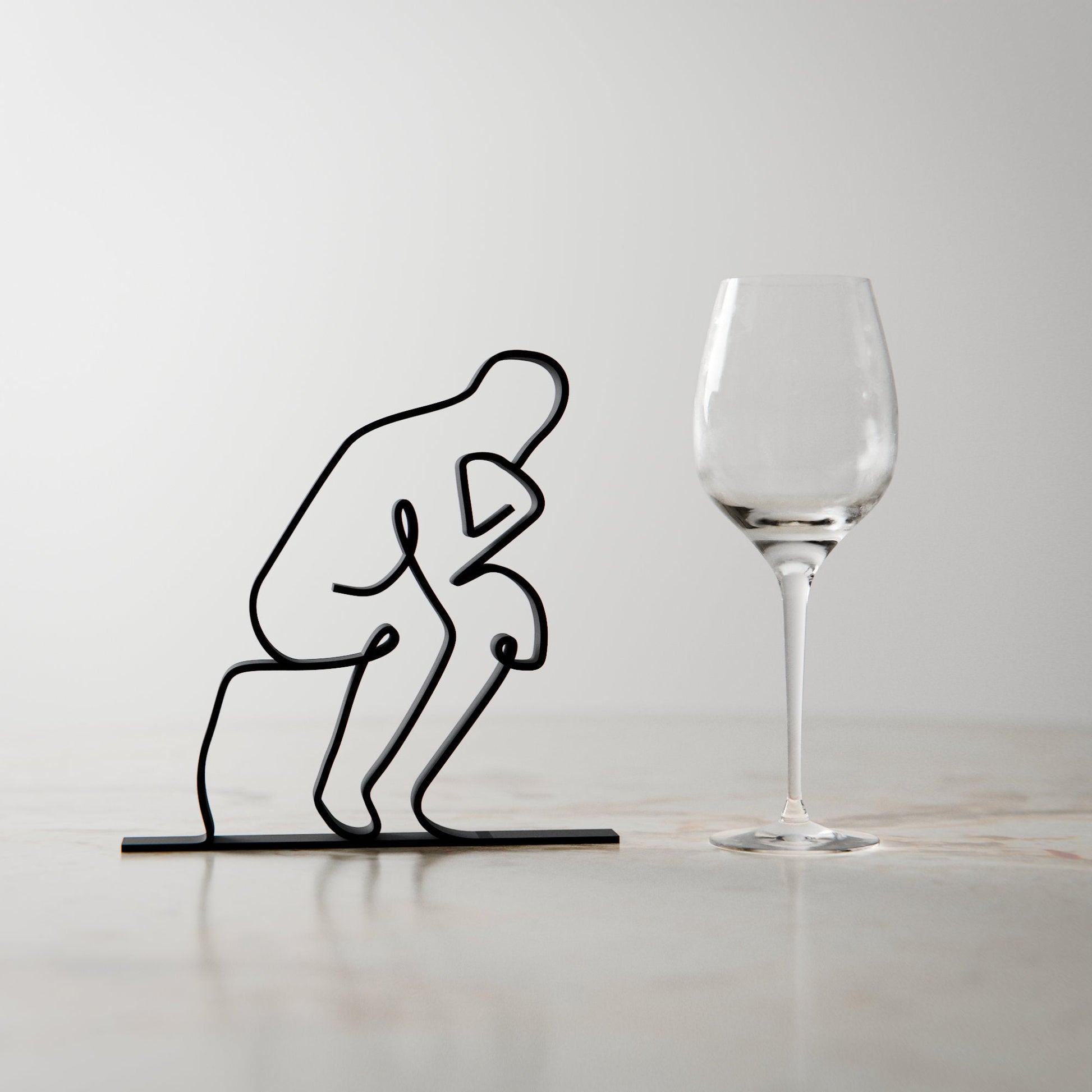 Anatolian Gift BoxThe Thinker - Customized Line Art Figure