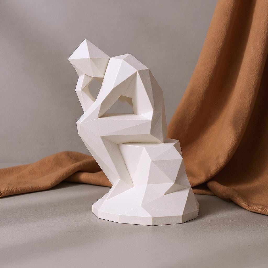 Anatolian Gift BoxThe Thinker - Low Poly Bust