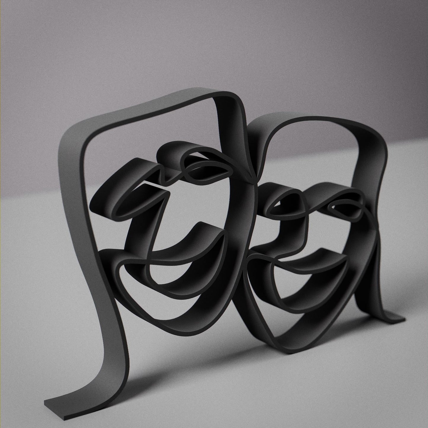 Anatolian Gift BoxTheater Mask - Customized Line Art Figure