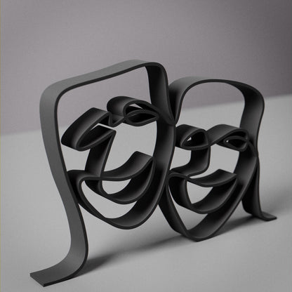 Anatolian Gift BoxTheater Mask - Customized Line Art Figure