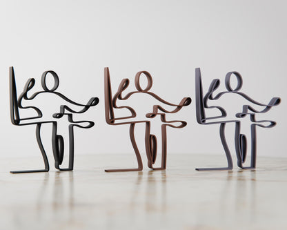 Anatolian Gift BoxTheremin Player - Customized Line Art Figure