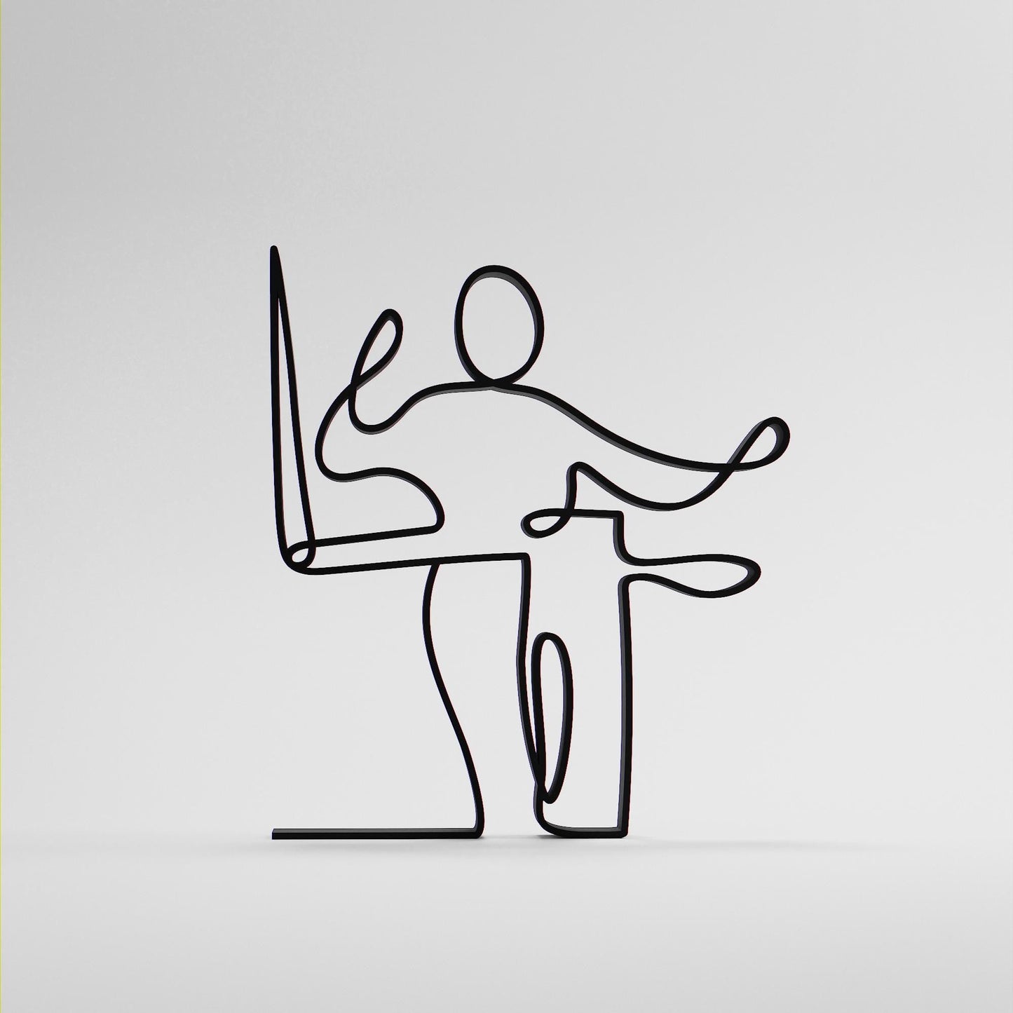 Anatolian Gift BoxTheremin Player - Customized Line Art Figure