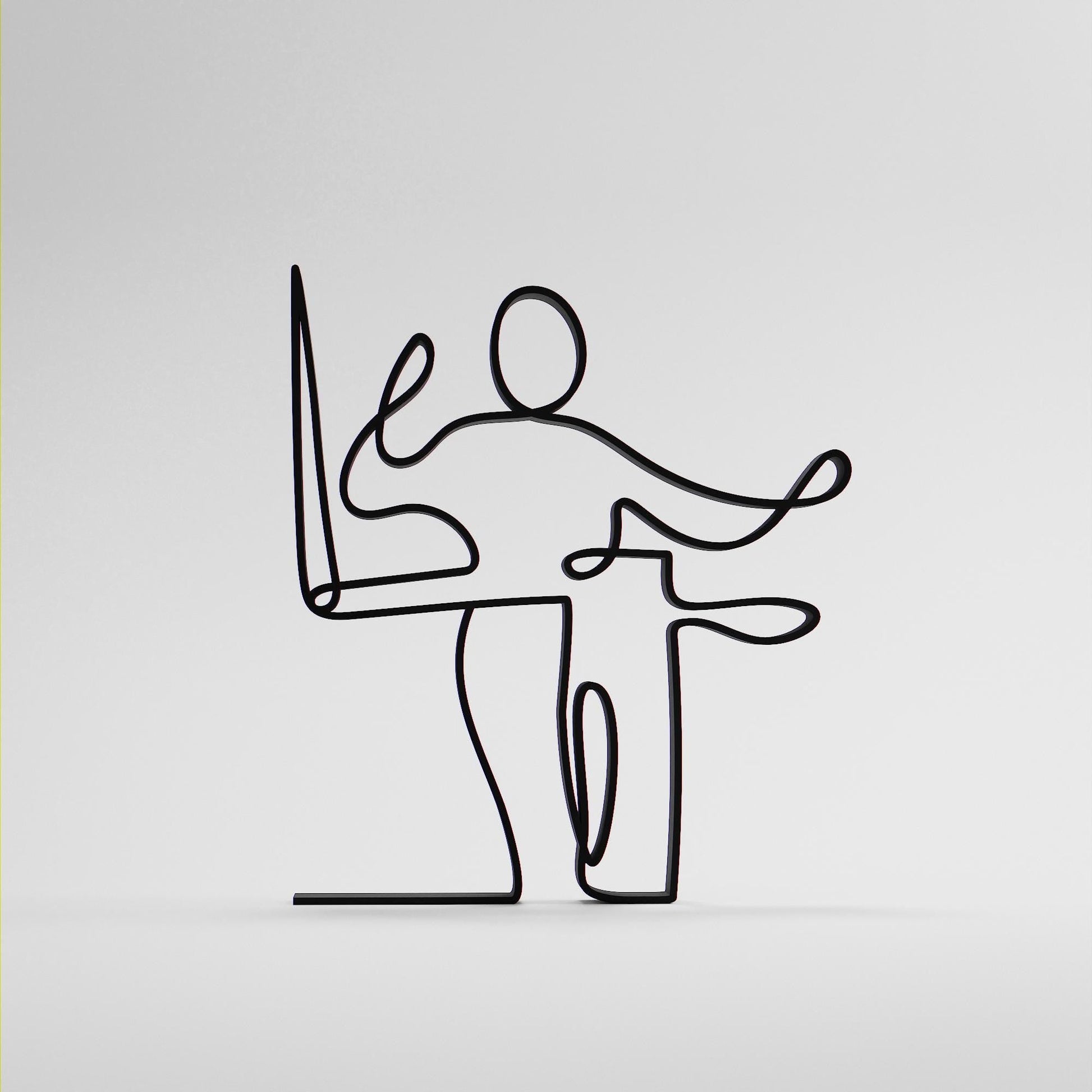 Anatolian Gift BoxTheremin Player - Customized Line Art Figure