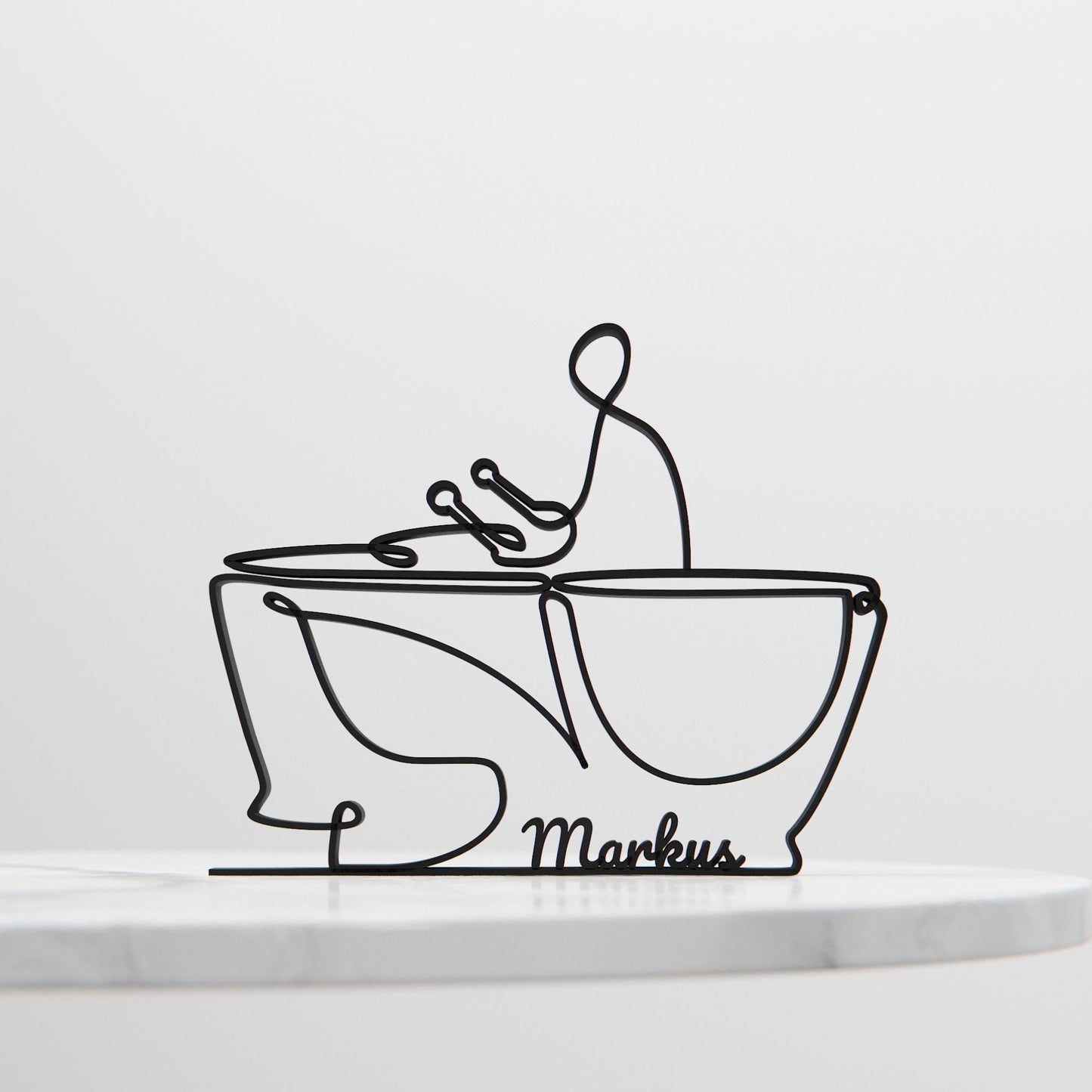 Anatolian Gift BoxTimpani Player - Customized Line Art Figure