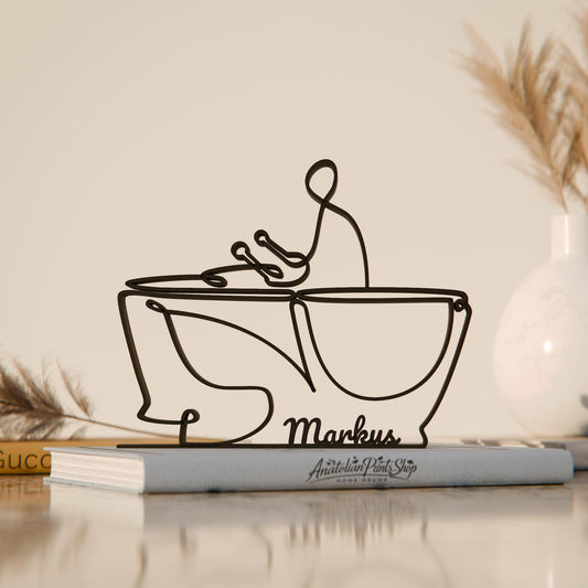 Anatolian Gift BoxTimpani Player - Customized Line Art Figure