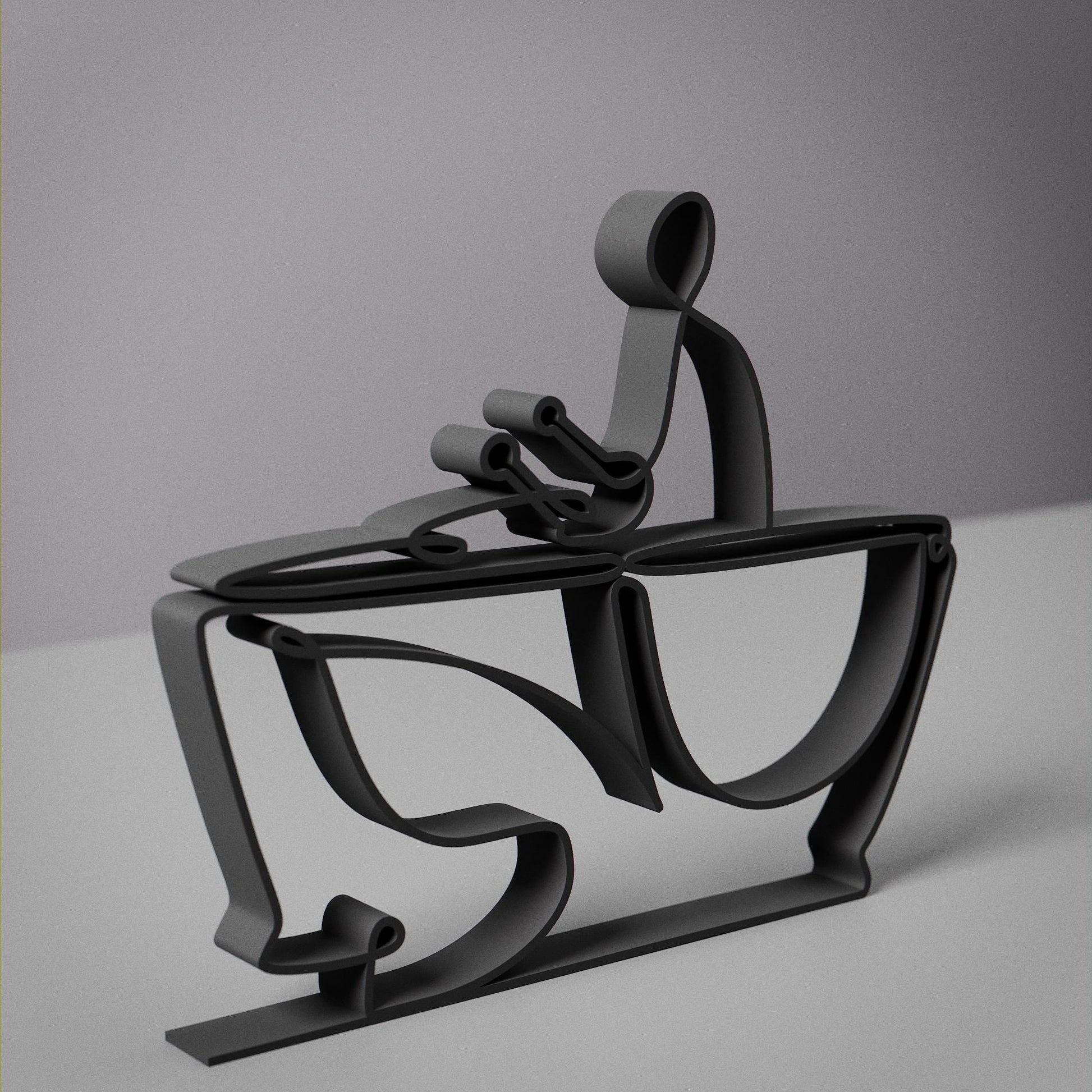 Anatolian Gift BoxTimpani Player - Customized Line Art Figure