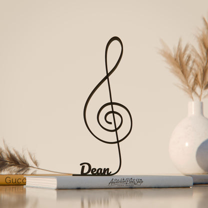 Anatolian Gift BoxTreble Clef - Customized Line Art Figure