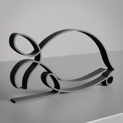 Anatolian Gift BoxTurtle - Line Art Figure