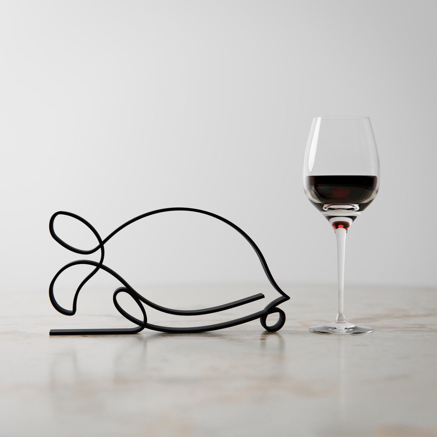 Anatolian Gift BoxTurtle - Line Art Figure