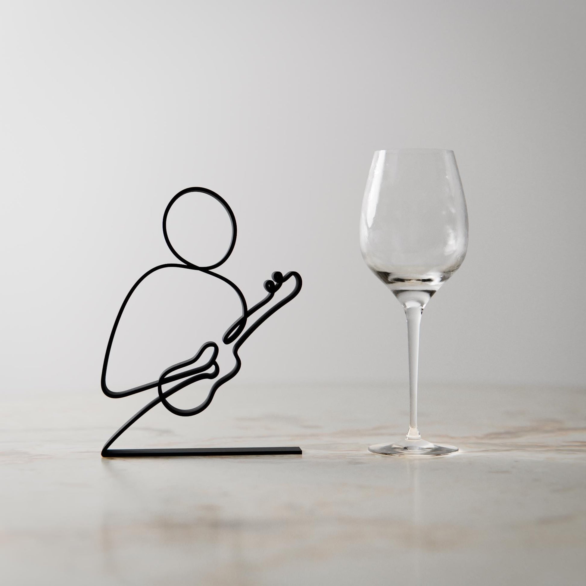 Anatolian Gift BoxUkulele Player - Customized Line Art Figure