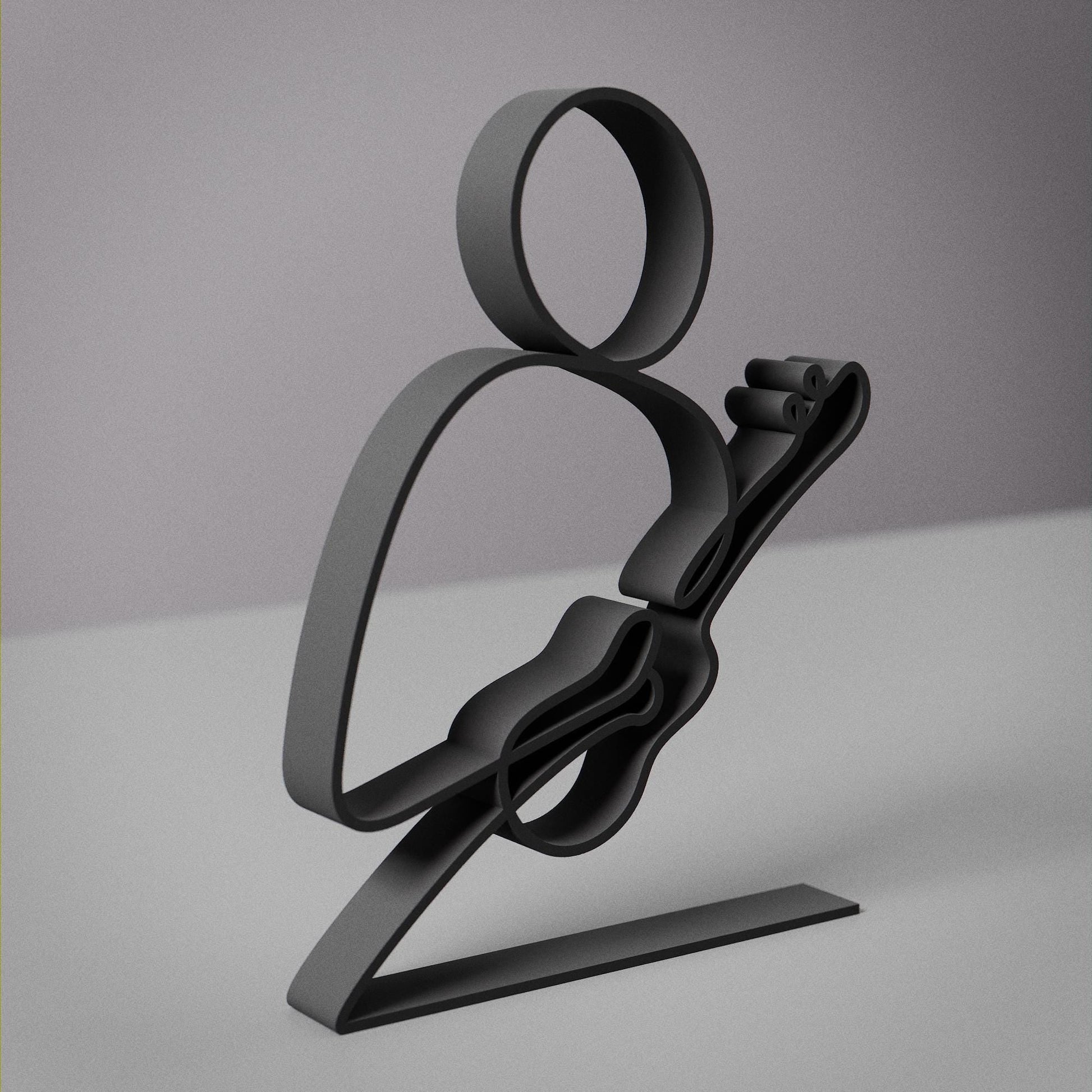 Anatolian Gift BoxUkulele Player - Customized Line Art Figure