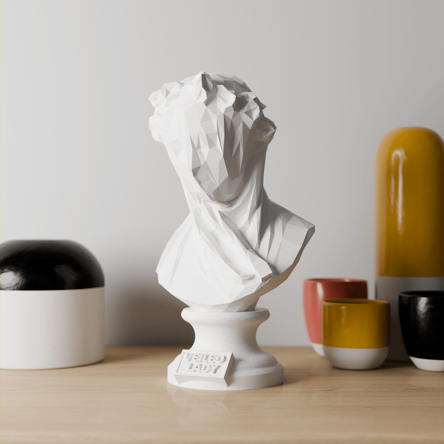 Anatolian Gift BoxVeiled Lady - Low Poly Bust