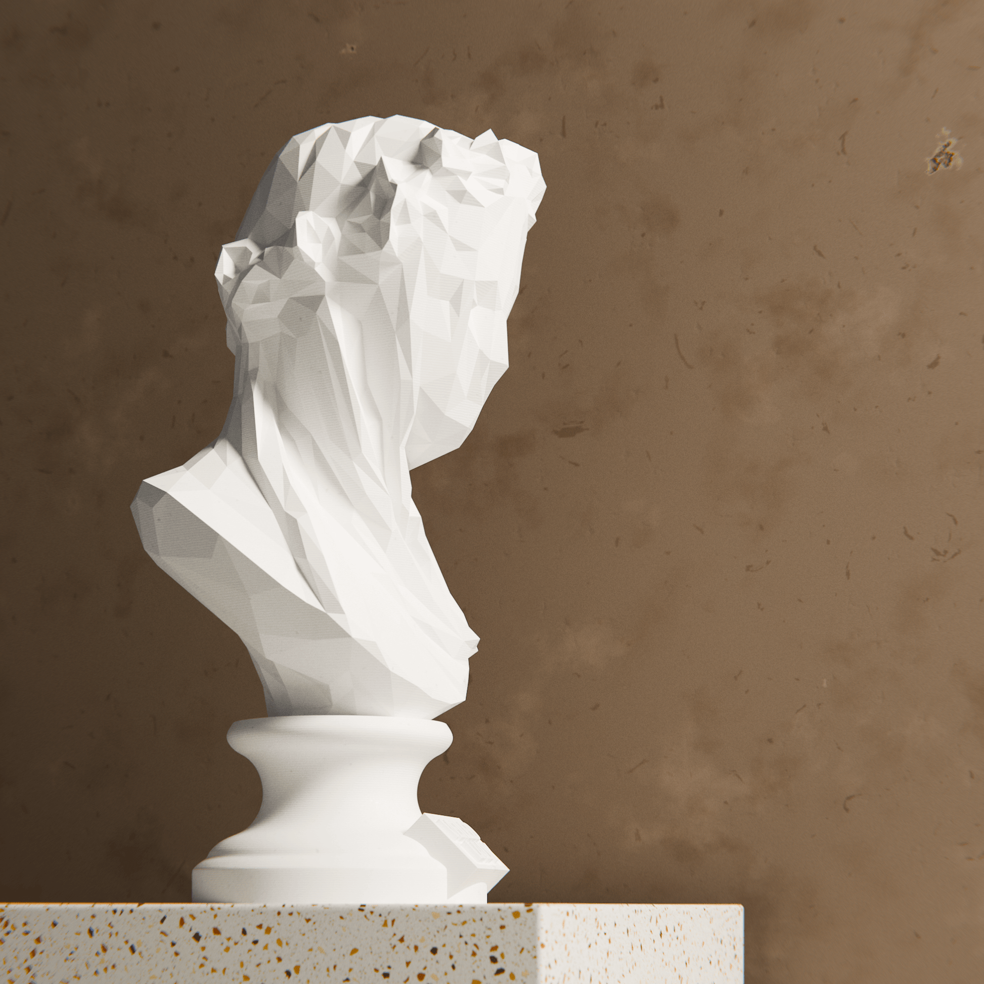 Anatolian Gift BoxVeiled Lady - Low Poly Bust