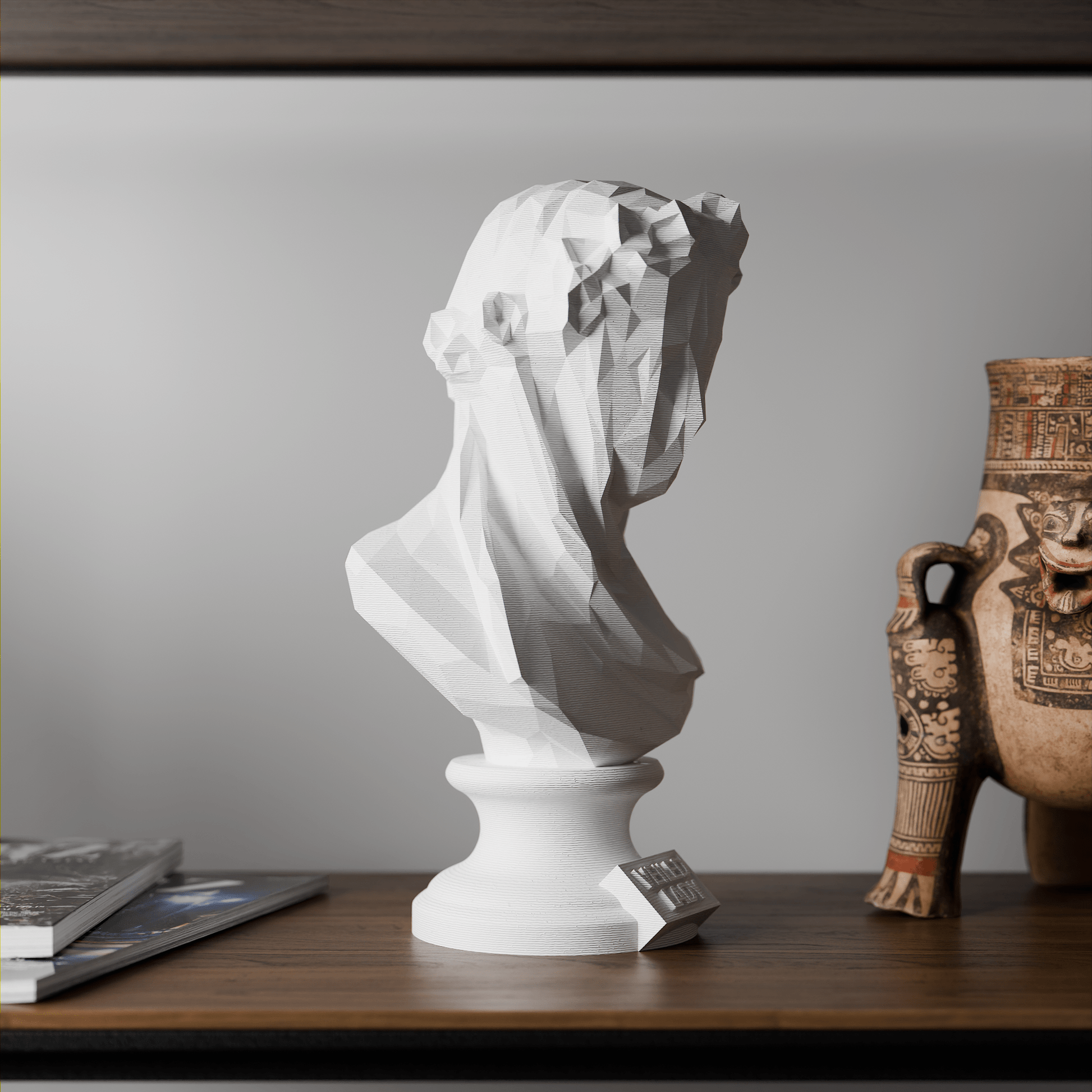 Anatolian Gift BoxVeiled Lady - Low Poly Bust