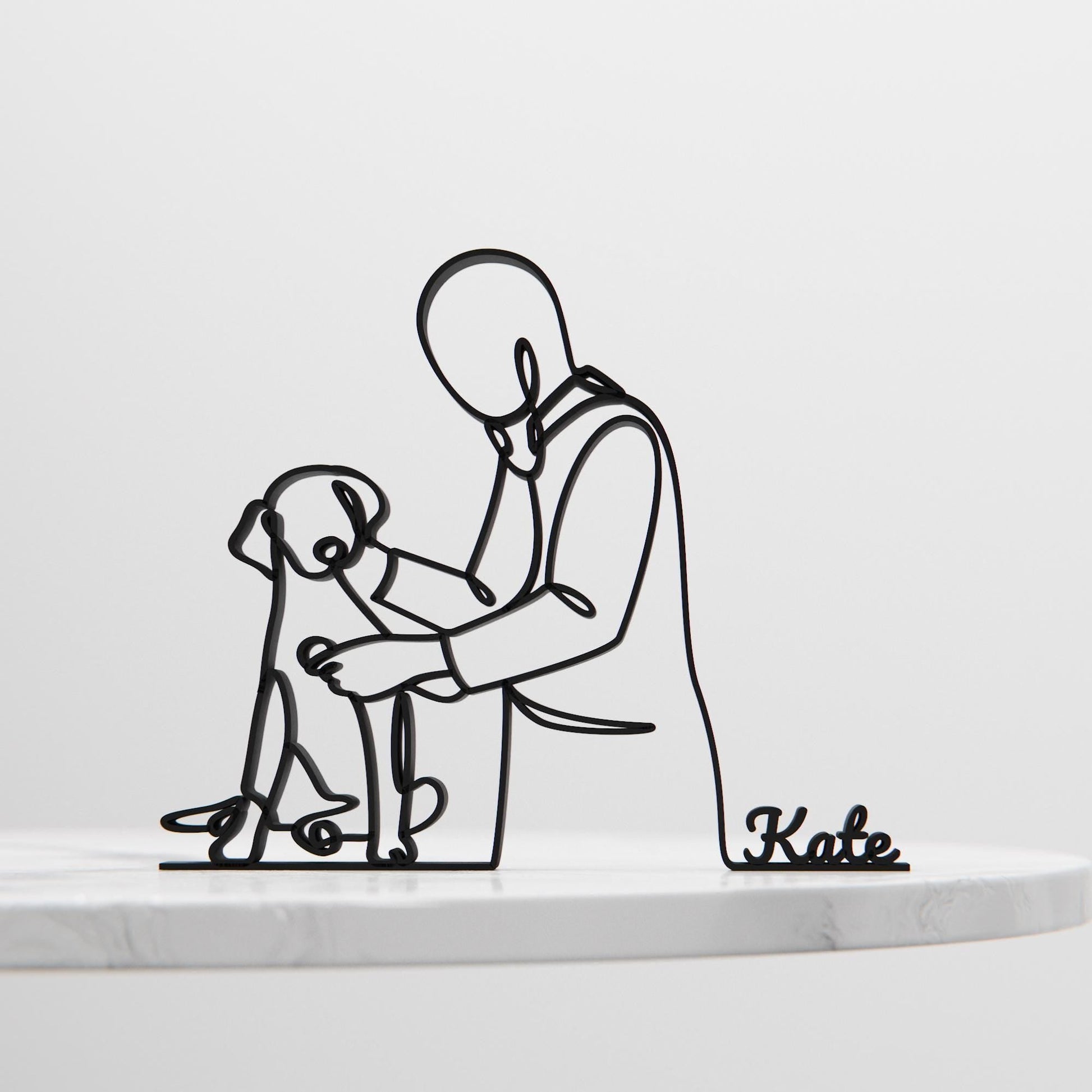 Anatolian Gift BoxVeterinarian - Customized Line Art Figure