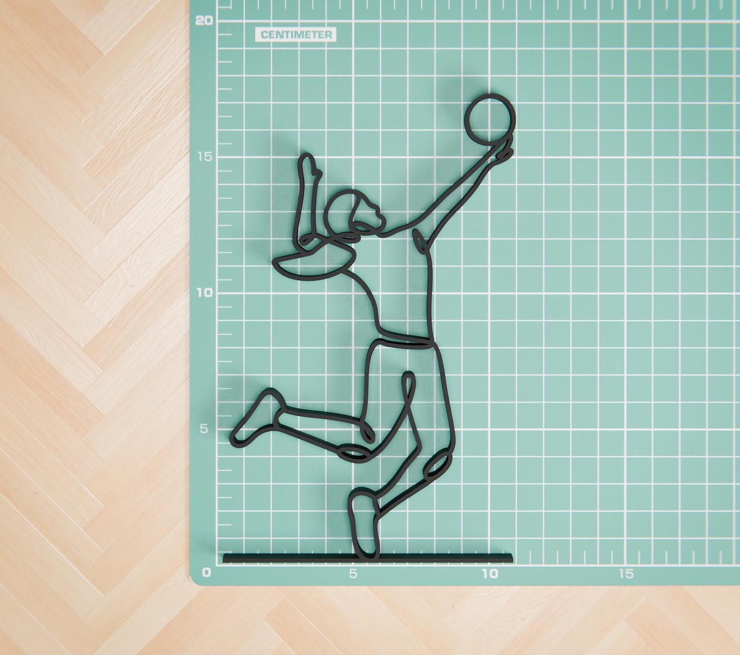Anatolian Gift BoxVolleyball Player - Customized Line Art Figure