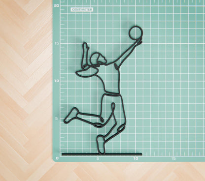Anatolian Gift BoxVolleyball Player - Customized Line Art Figure