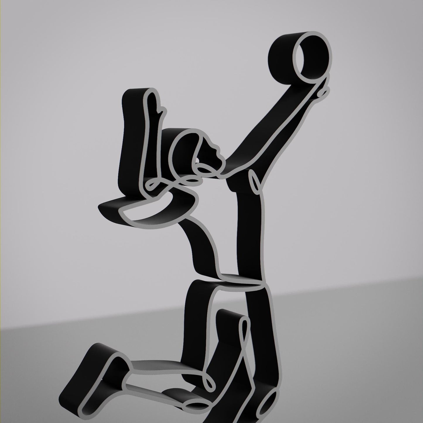 Anatolian Gift BoxVolleyball Player - Customized Line Art Figure