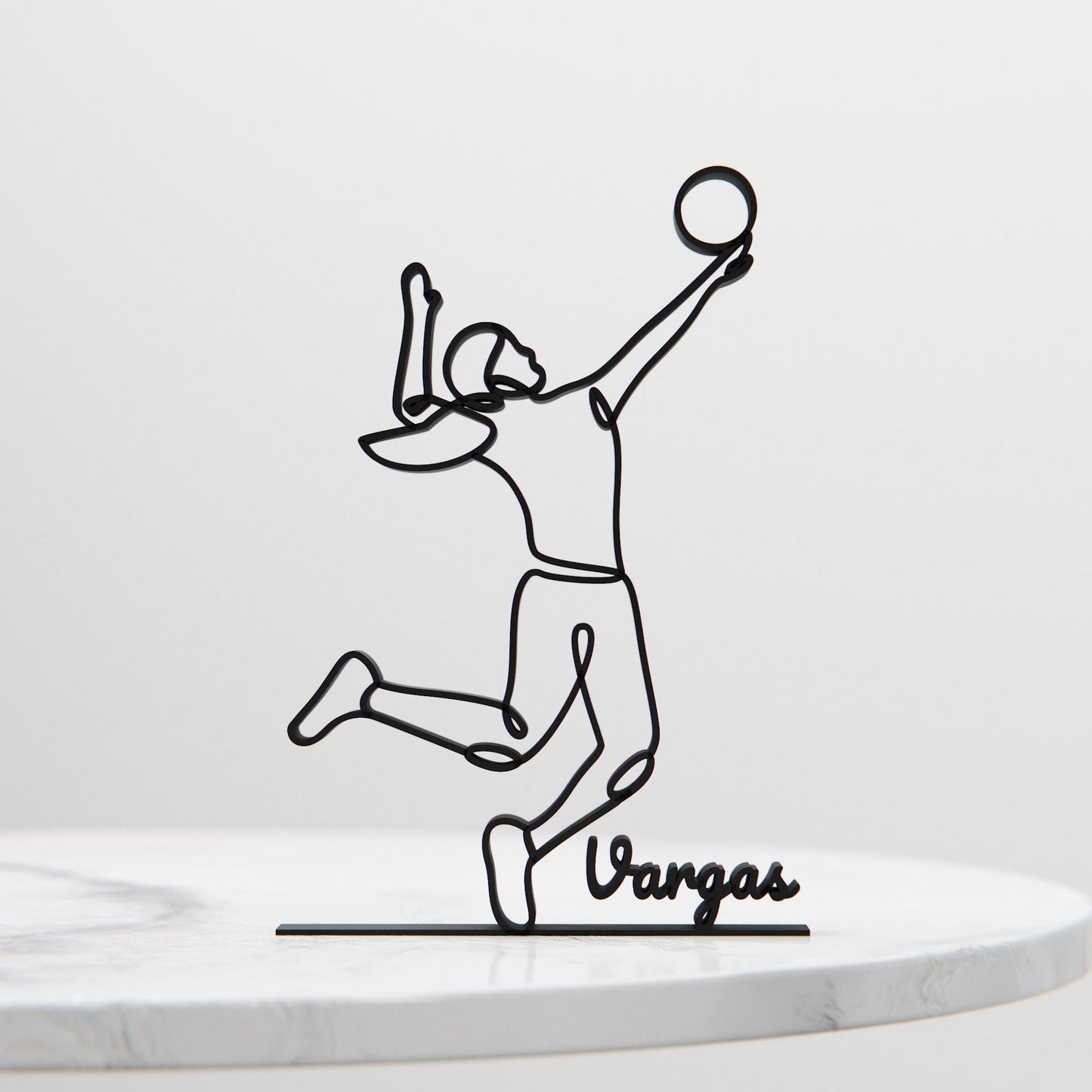 Anatolian Gift BoxVolleyball Player - Customized Line Art Figure