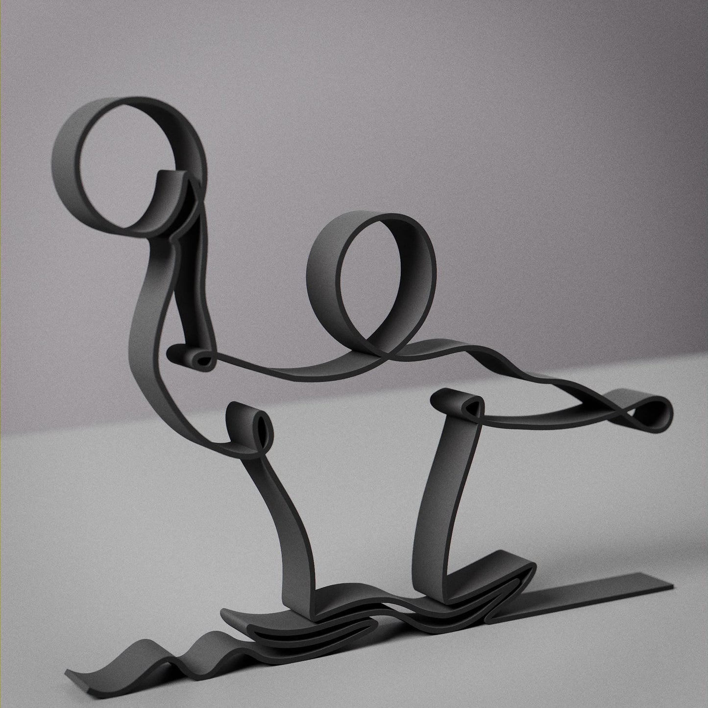 Anatolian Gift BoxWater Polo Player - Customized Line Art Figure