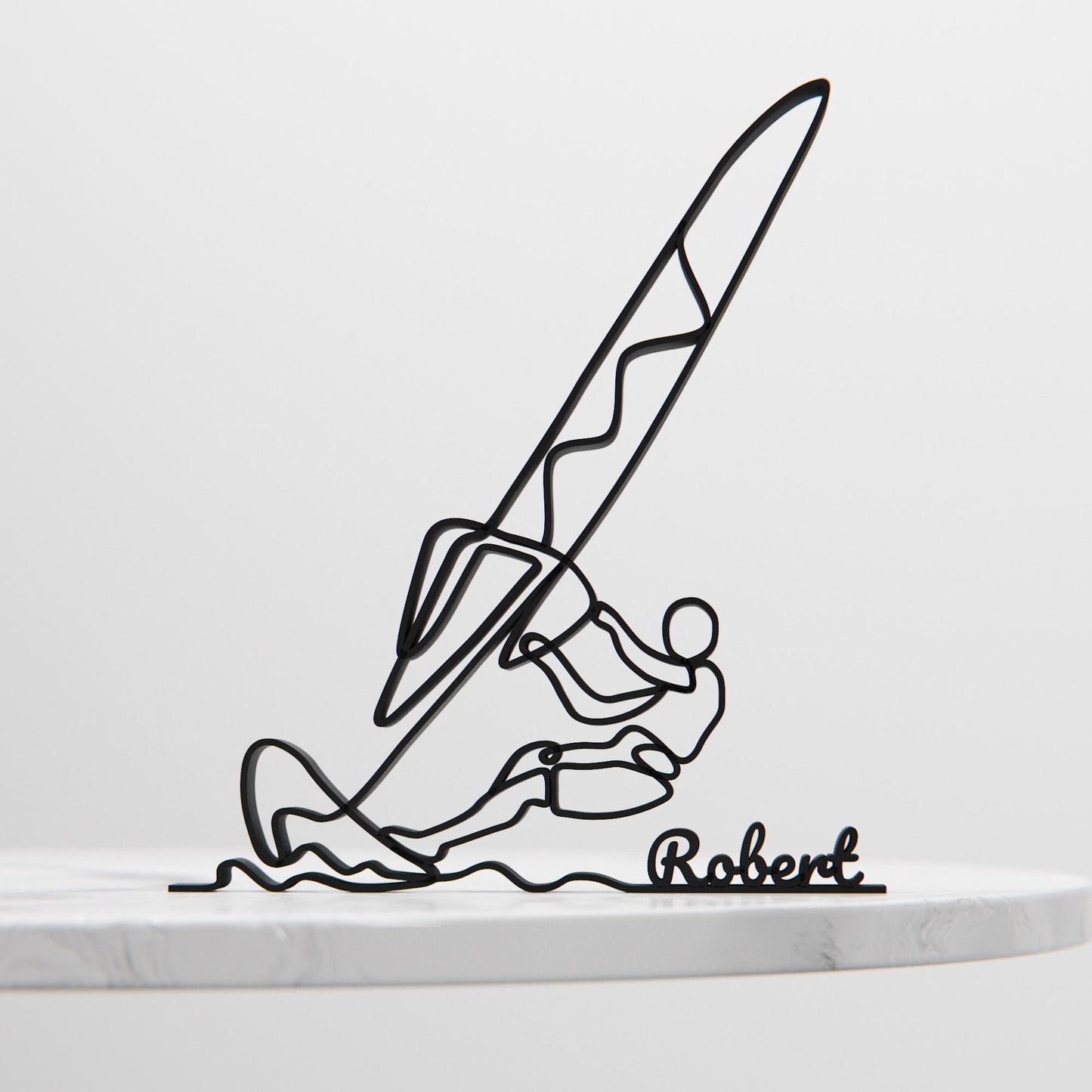 Anatolian Gift BoxWindsurfer - Customized Line Art Figure
