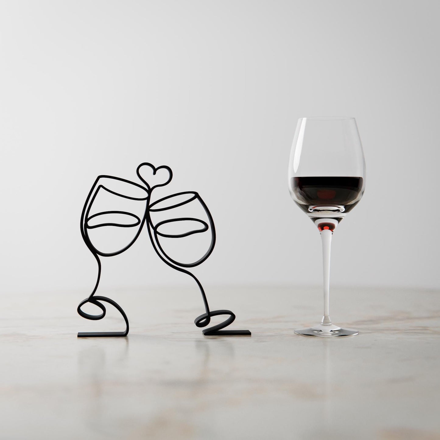 Anatolian Gift BoxWine Glasses - Customized Line Art Figure