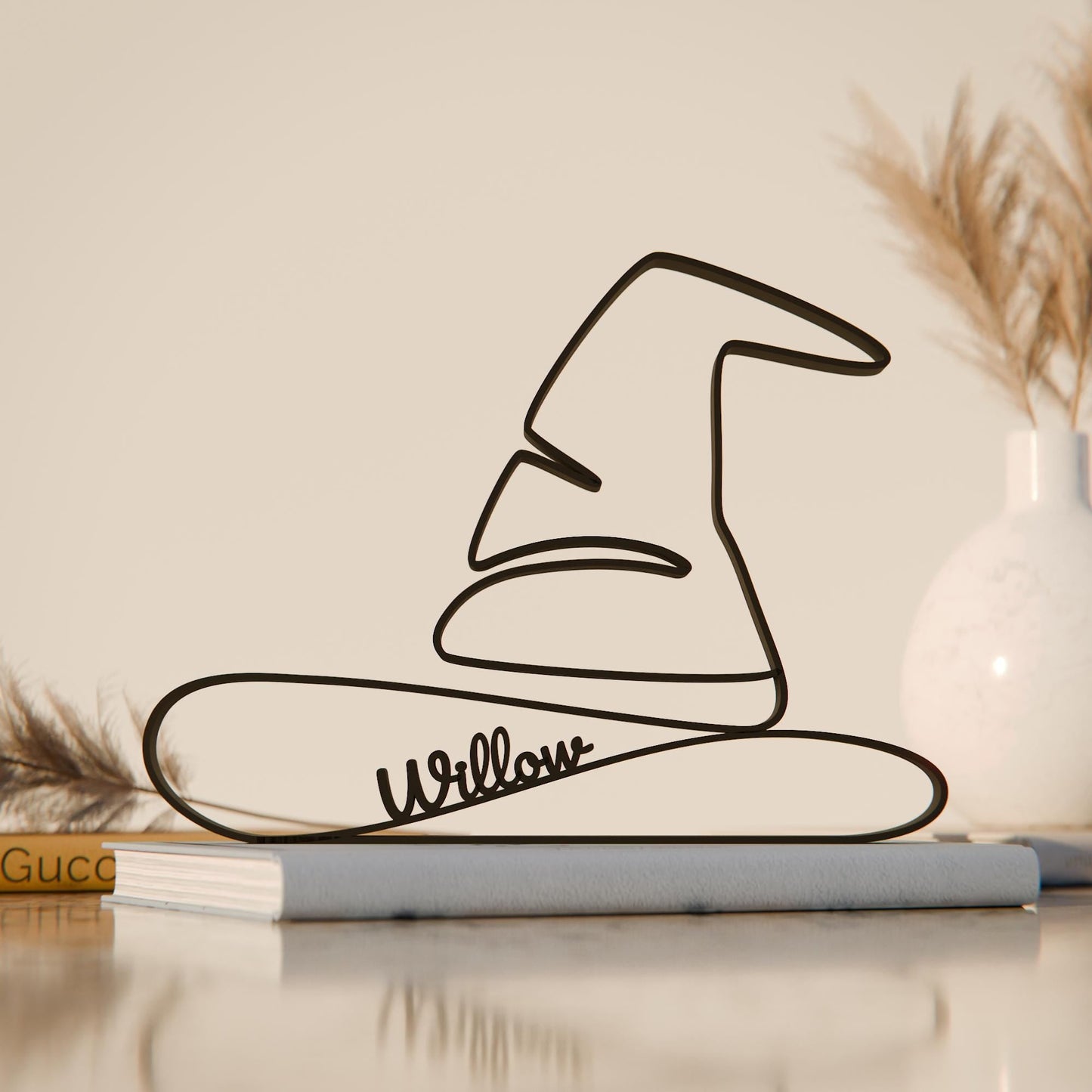 Anatolian Gift BoxWizard Hat - Customized Line Art Figure