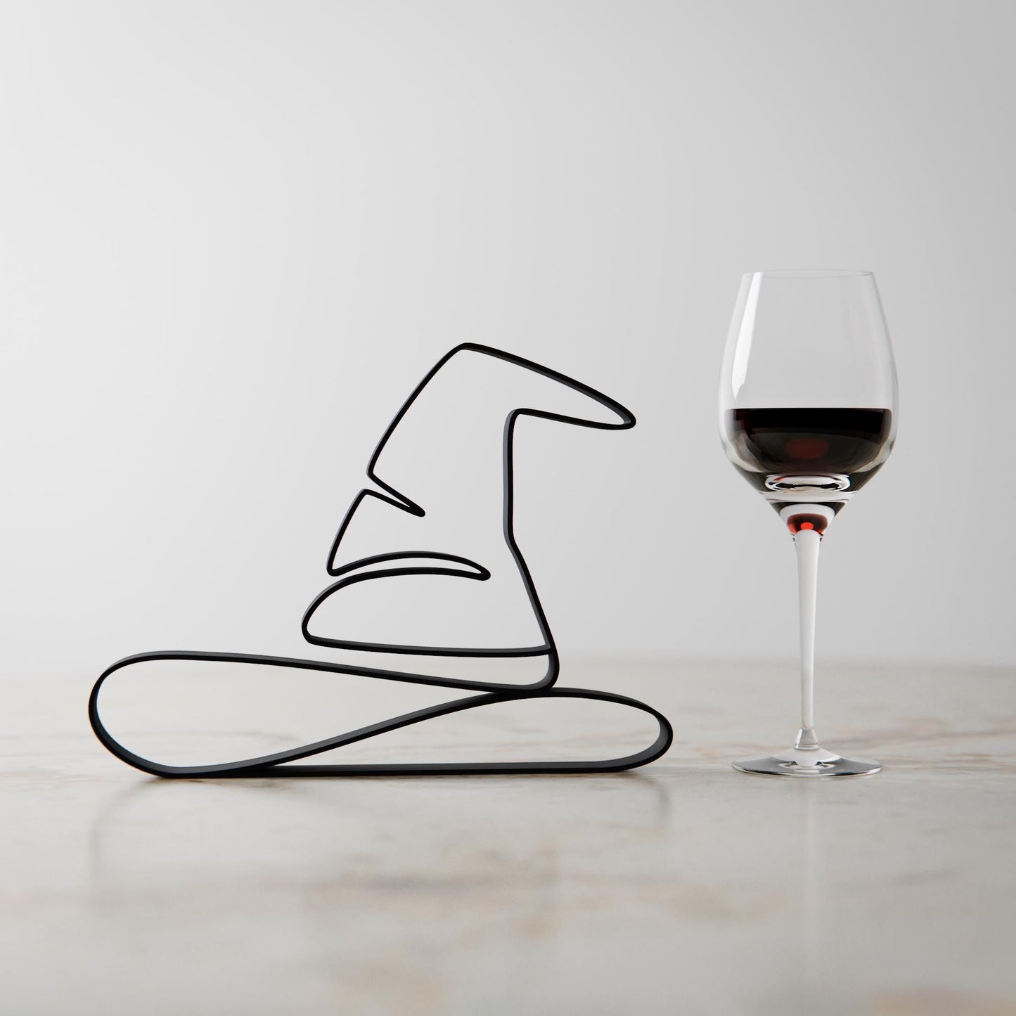 Anatolian Gift BoxWizard Hat - Customized Line Art Figure