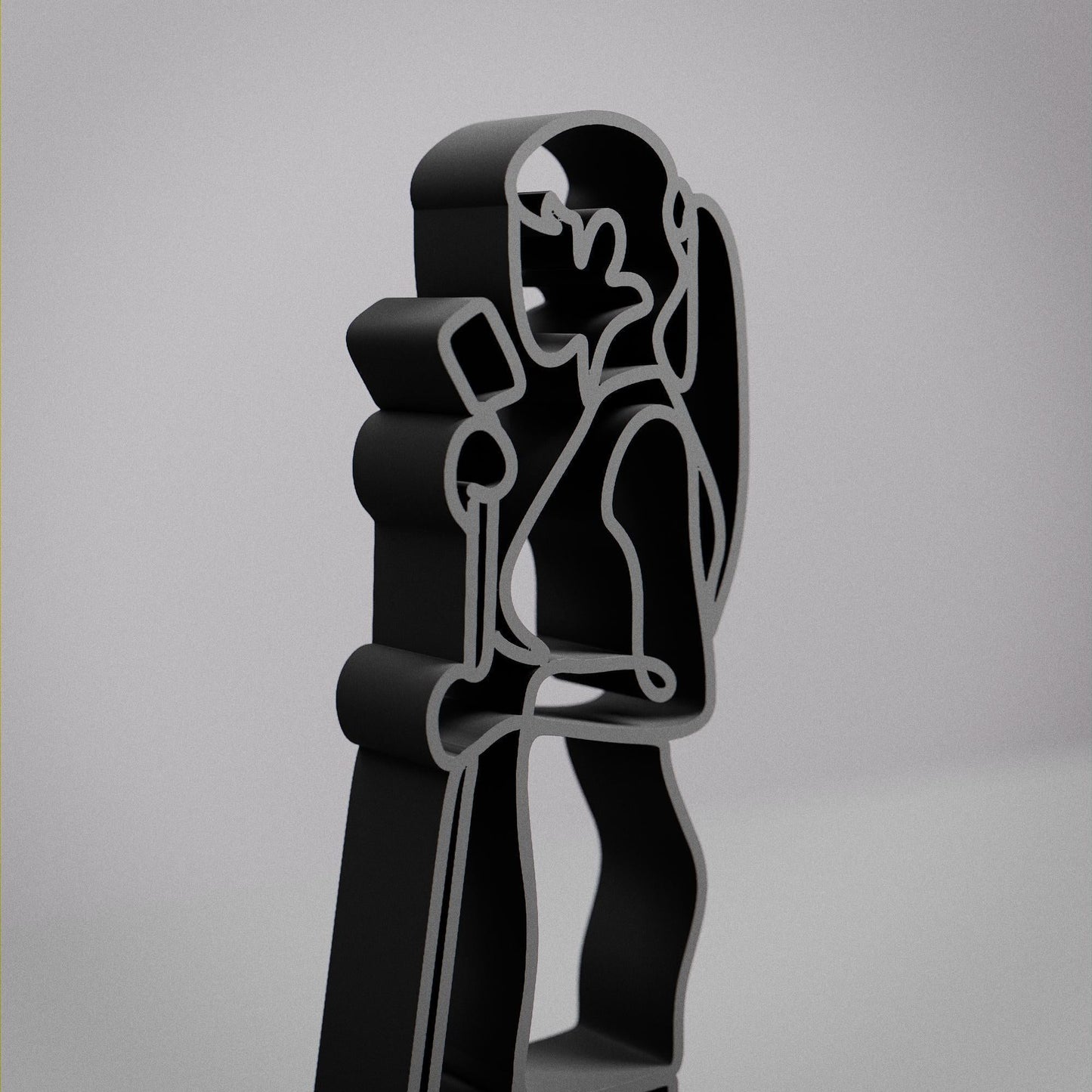 Anatolian Gift BoxWoman Vocalist - Customized Line Art Figure