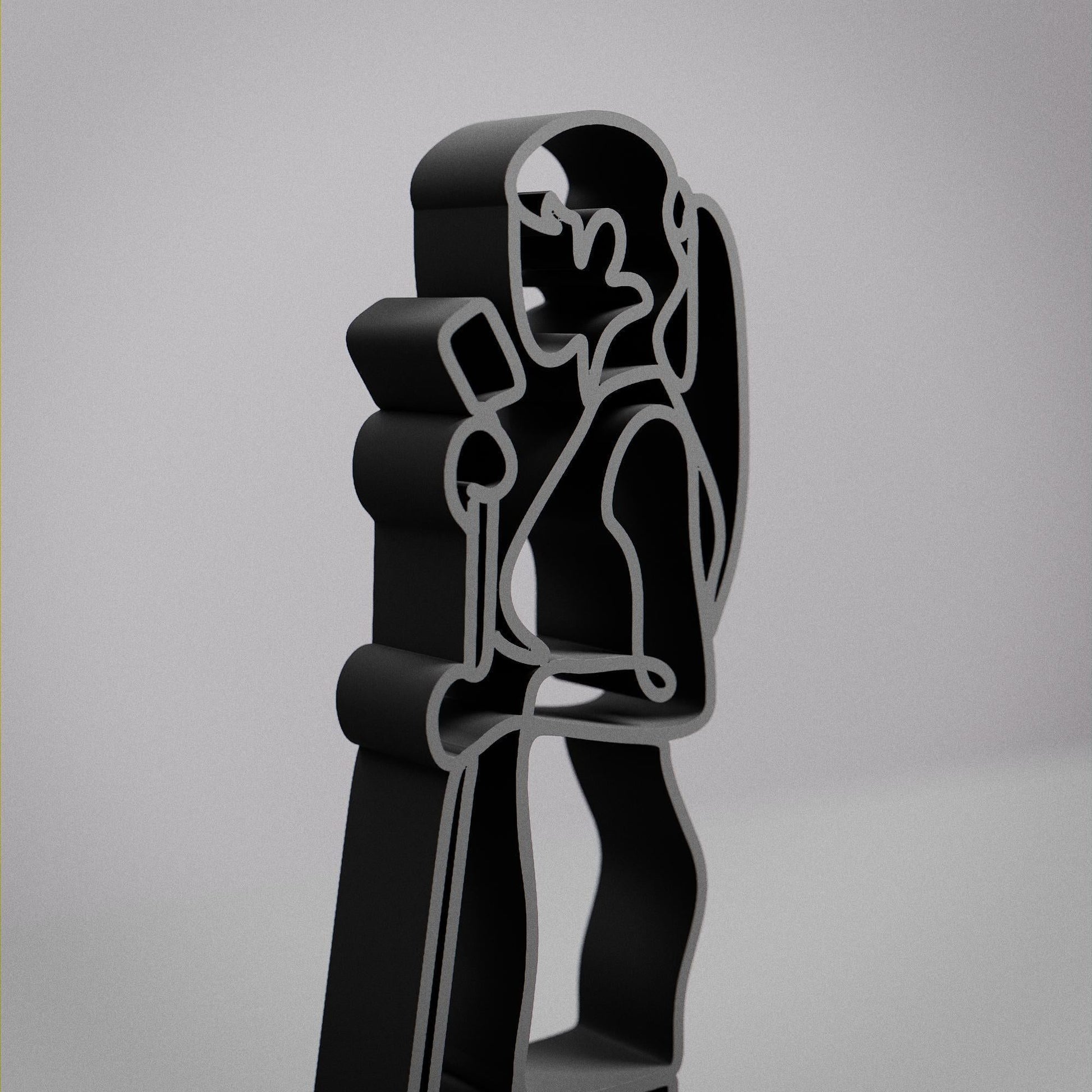 Anatolian Gift BoxWoman Vocalist - Customized Line Art Figure