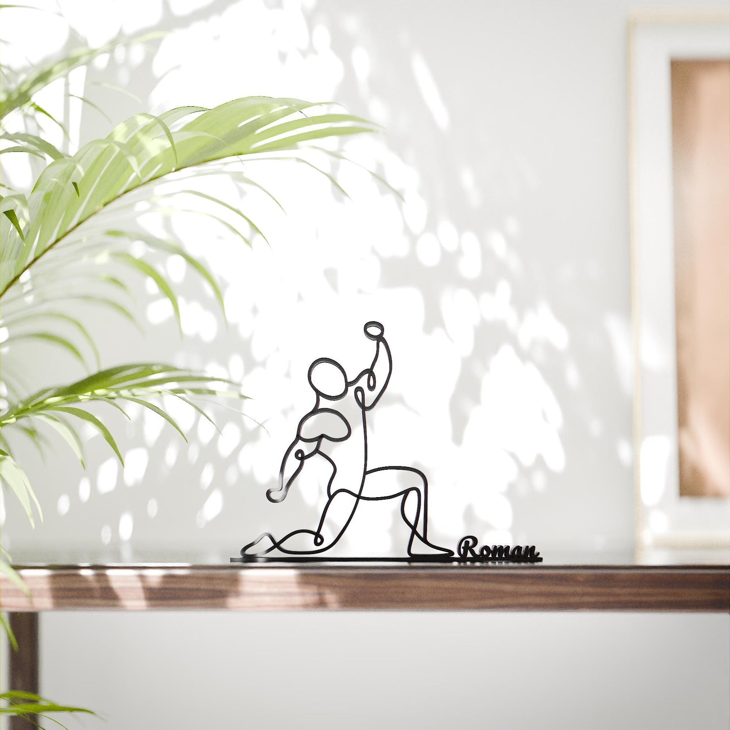 Anatolian Gift BoxWrestler - Customized Line Art Figure