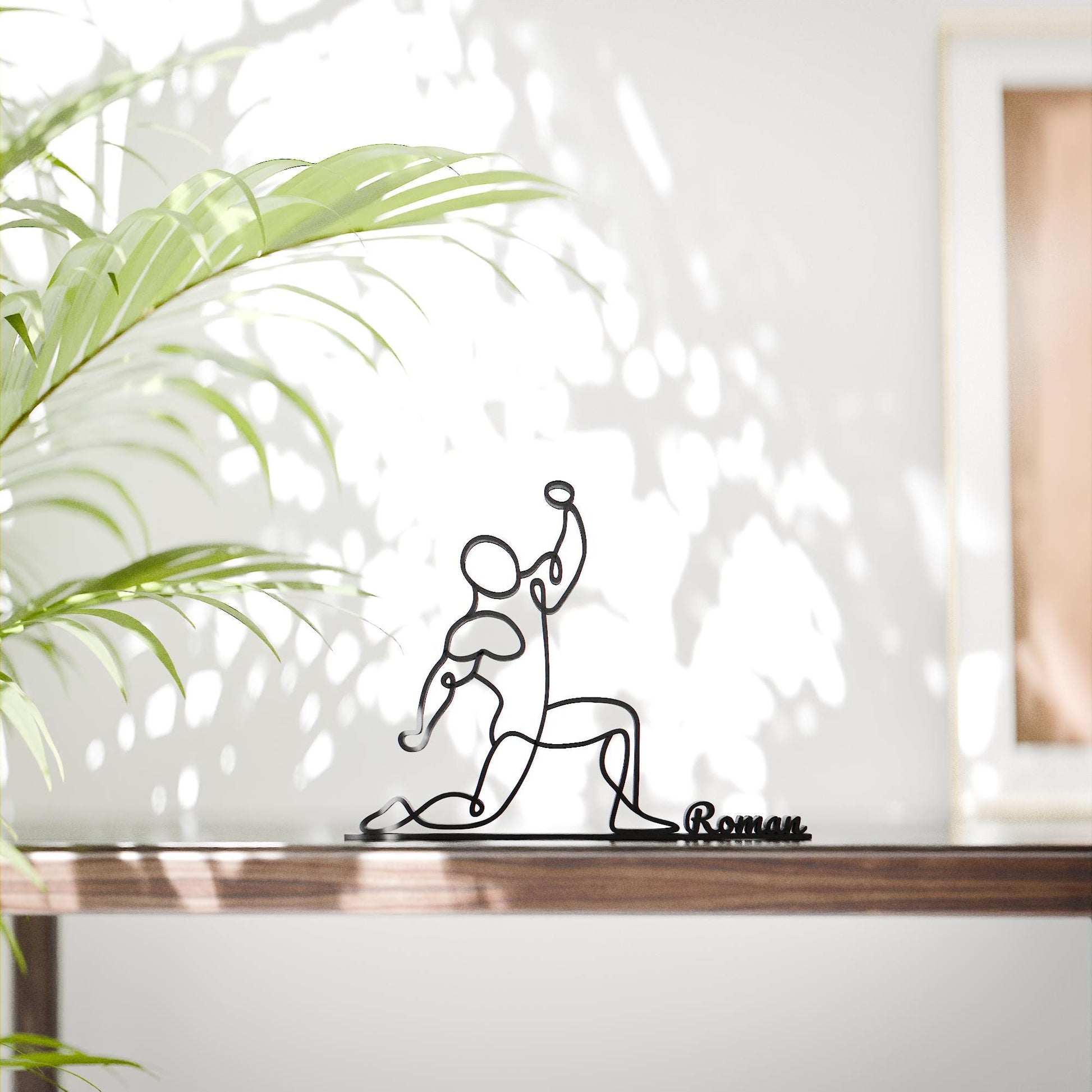 Anatolian Gift BoxWrestler - Customized Line Art Figure