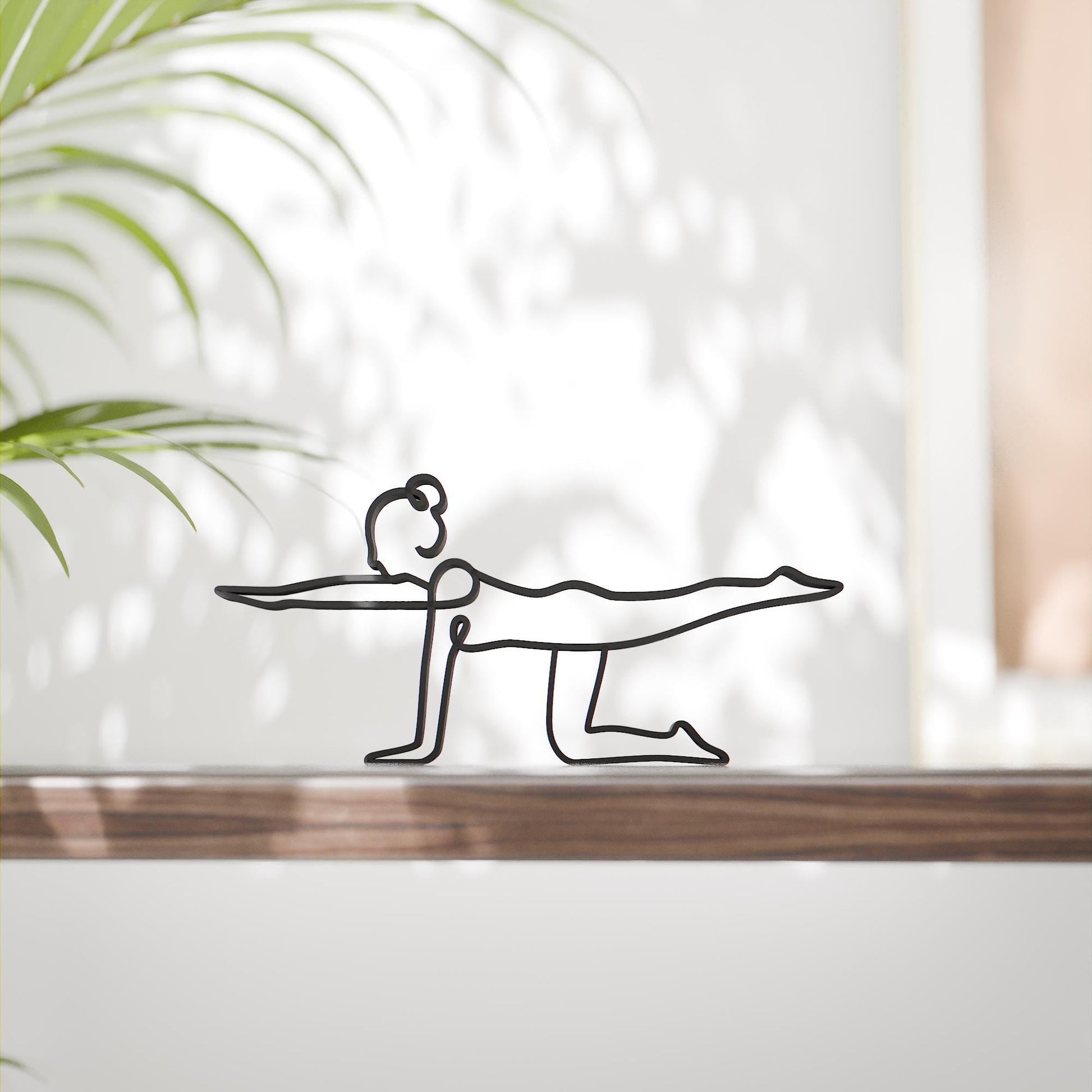 Anatolian Gift BoxYoga Balancing Table Pose - Line Art Figure