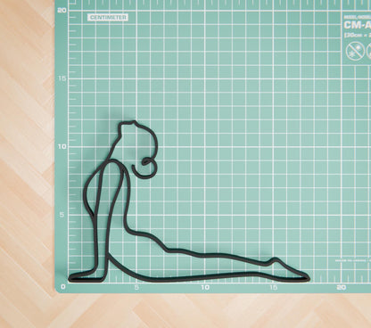 Anatolian Gift BoxYoga Upward Facing Dog Pose - Line Art Figure