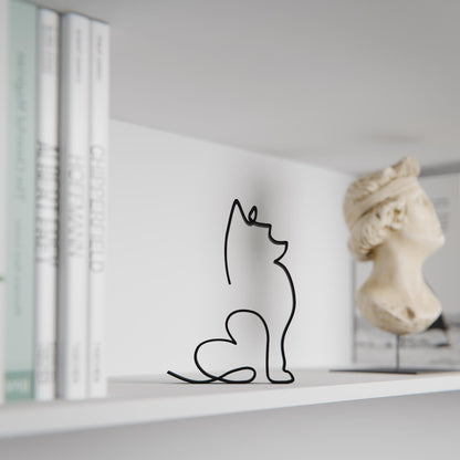 Anatolian Gift BoxYorkshire Terrier Dog 09 - Line Art Figure