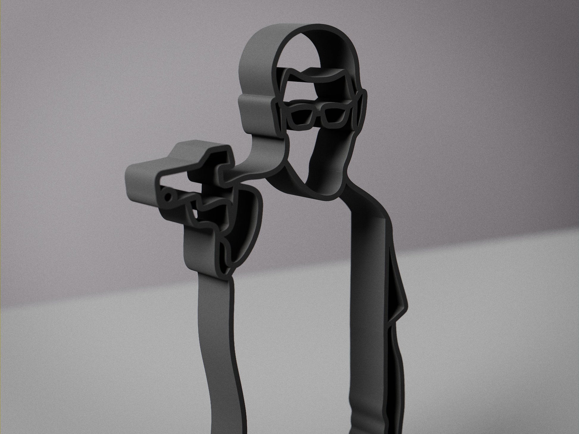 Anatolian Gift BoxYusuf Dikec The Shooter - Customized Line Art Figure